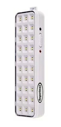 Luminária De Emergência Luz De 30 Leds Lítio Segurimax