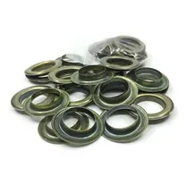 Comprar Ojetes Metálicos De 12 Mm. Paquete De 100 Sets Con Arandelas