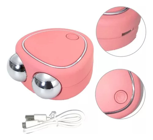 Rodillo Facial Con Microcorriente En Forma De V