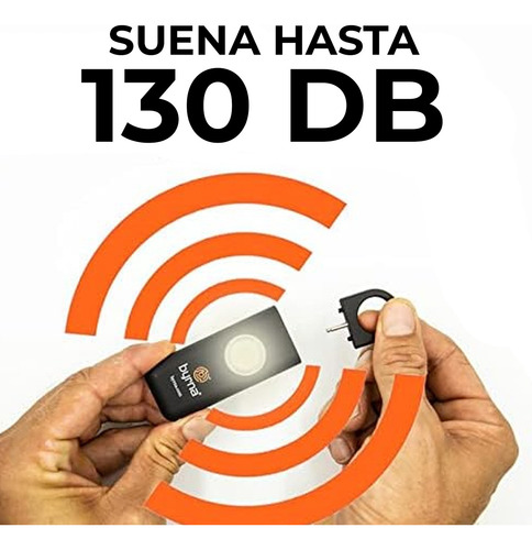 Imagen 3 de 10 de Alarma Sonora Defensa Personal Byrna 130 Db Super Potente