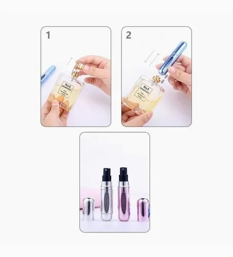 Imagen 3 de 10 de 4 Pcs Atomizador De Perfume, Botellas De Perfume 5ml Viaje