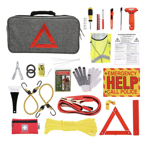 Thrive Kit Emergencia Para Automovil Cable Puente |