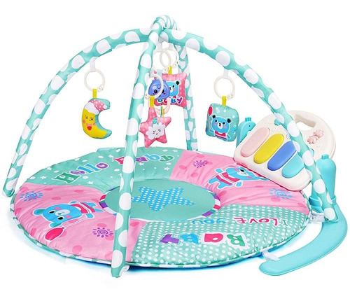 Amagoing Baby Activity Gym Kick & Play Piano Tummy Time Play