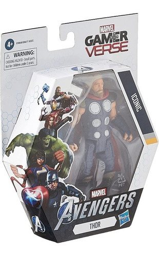 Figura Marvel Gameverse Thor Traje Icónico Figura Acción 6