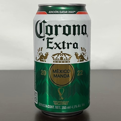 1 Lata Cerveza Corona Selección Mexicana Qatar 2022