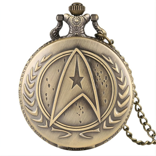 Star Trek - Reloj De Bolsillo Kirk Spock Enterprise 01