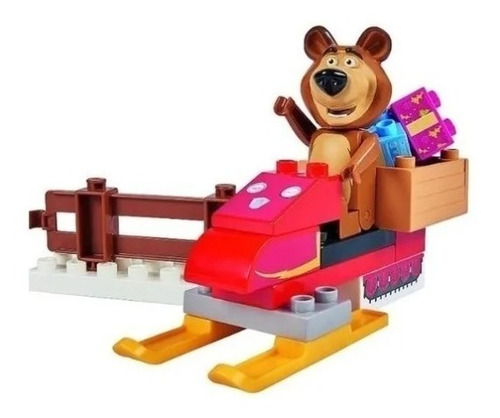 Masha Y El Oso Coche Para La Nieve