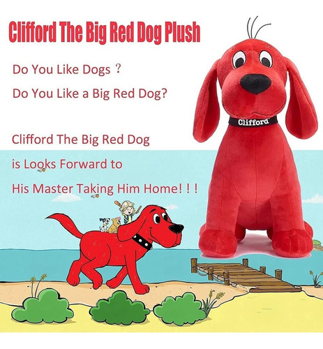 Peluche Clifford El Gran Perro Rojo 22cm