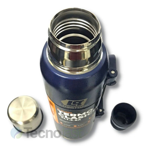 Termo 1.3 L Lusqtoff Acero Inoxidable Manija + Regalo Mate