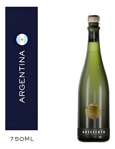 Espumante Argentino Novecento - Brut - 6 Garrafas Com 750ml