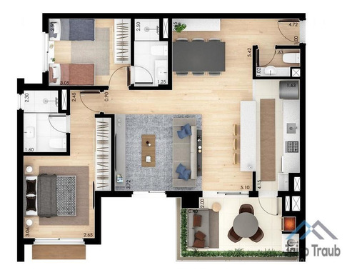 Apartamento Com 3 Dormitório(s) Localizado(a) No Bairro Jardim Guedala Em São Paulo / São Paulo - 3351:906885