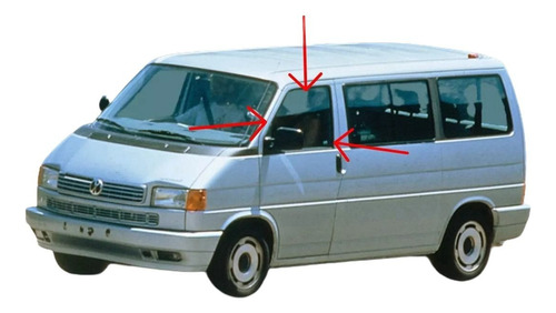 Cristal Puerta Del Izq Volkswagen Eurovan 1992-1993-1994