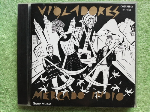 Eam Cd Los Violadores Mercado Indio 1987 Cuarto Album Studio