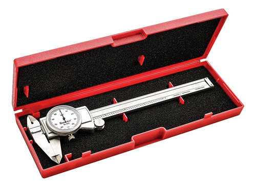Calibre De Pie De Rey Con Escala Circular 25 Cm Blanco
