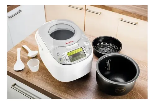 Olla Multiuso Moulinex Maxichef Advanced 45 Programas, 5 Lts, 750w Color Blanco - MK812121
