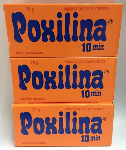 Masilla Epoxi de 2 Componentes 70g Poxilina