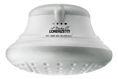 Regadera eléctrica de pared Lorenzetti Bella Ducha 4T gris 4800W 127V