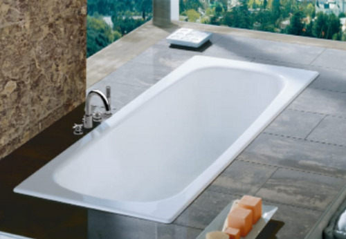 Bañera empotrada Roca Sacha de 1600mm x 700mm x 399mm color blanca
