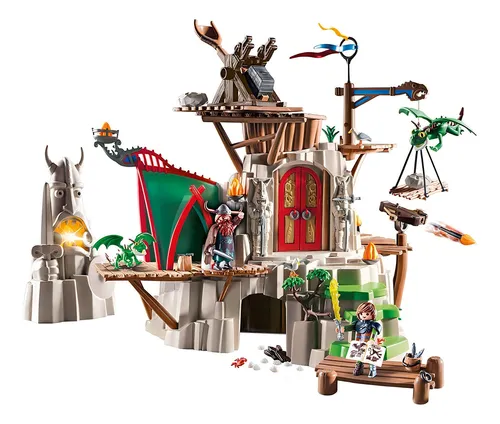 Playmobil 9243 Fortaleza Dragones Isla De Berk Mema Chimuelo
