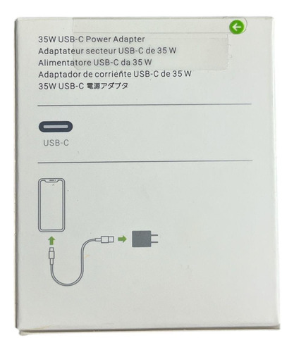 Cargador Apple 35w Cubo Usb-c Para iPhone