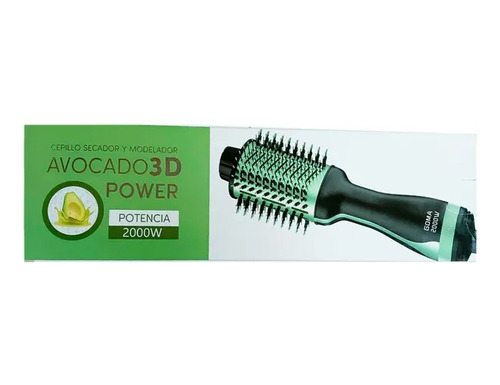 Cepillo Secador Cabello Keratina Pro Y Aguacate 3d Power