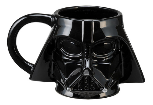 Imagem 2 de 2 de Caneca Porcelana 3d - Capacete Darth Vader