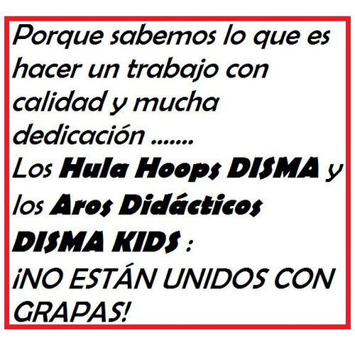 Hula Hula O Ula Ula Disma Colores Mediano 10 Piezas