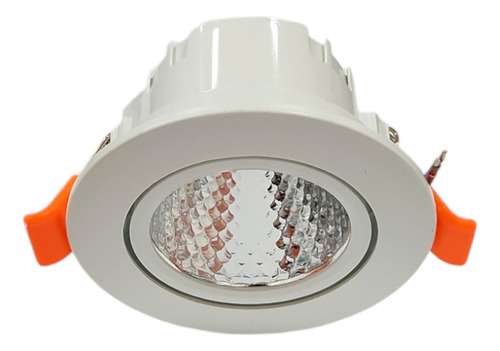 Pack 3 Unidades Foco Embutido Led 6w Luz Fria Redondo - Fsl