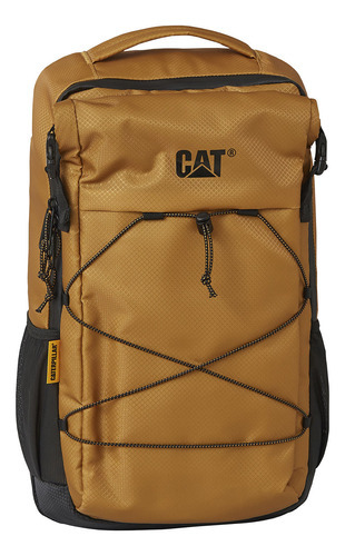 Mochila Casual Cat Large Backpack  Unisex Color Amarillo