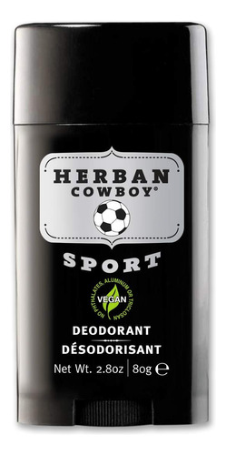 Herban Cowboy Desodorante, Sport, 2.8 Onzas