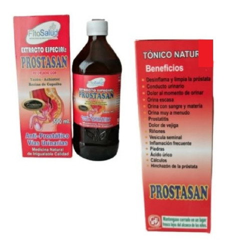 Prostasan   -  Alivia Y Mejora La Prostata 500 Ml.