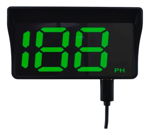 Velocimetro Digital Led P/ Auto Hud Led Verde Conexión Usb