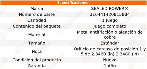 Bujes Árbol Levas Std Cadillac Cts 04/07 Sp