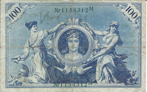 Imagen 1 de 2 de Alemania 100 Marcos 1908