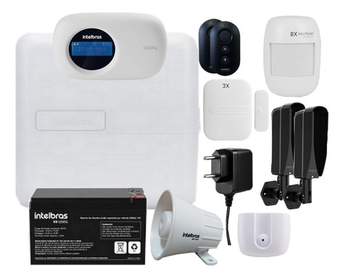 Alarme Intelbras Amt2018e Smart App Sensor Iva, Infra, Porta