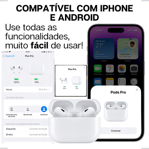 IWO Pro 2 In-ear Cor Branco