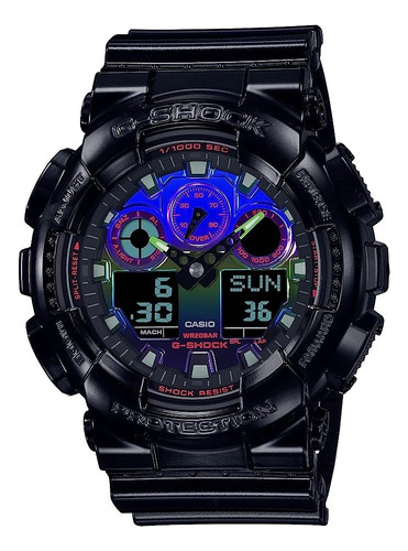 Casio G-shock Ga-100rgb Negro Hombre Reloj Original