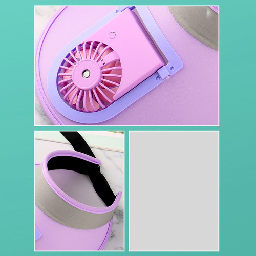 Sombrero Deportivo Con Ventilador Genial Para Ciclismo