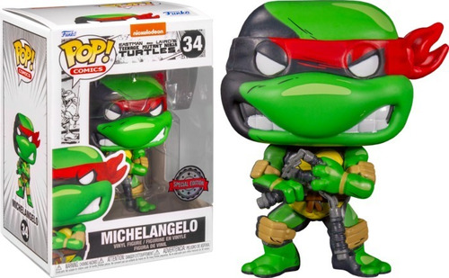 Funko Pop Vinyl Nickelodeon Tortugas Ninja - Michelangelo Se