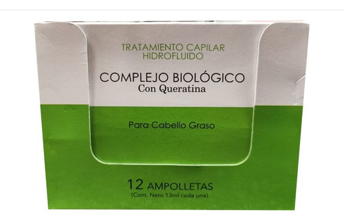 Lehit Complejo Biologico Mas Queratina 12 Ampolletas 13ml