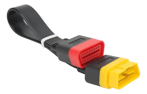 Cable De Extensión Obdii Obd2 Macho A Hembra De 16 Pines