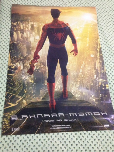 Homem Aranha Poster Spiderman 2 Oficial Do Filme Leia Tudo  