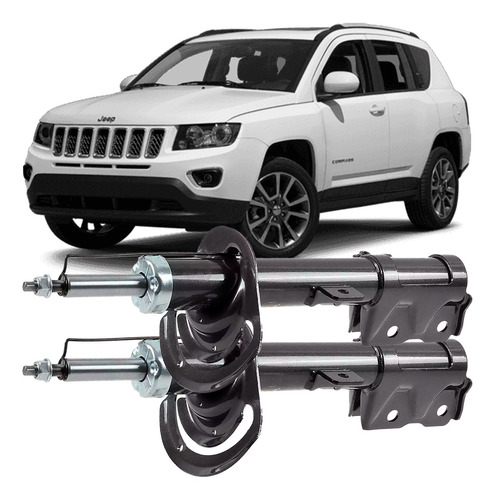 Imagem 3 de 6 de Amortecedor Dianteiro Jeep Compass 2012 2013 2014 2015 - Par