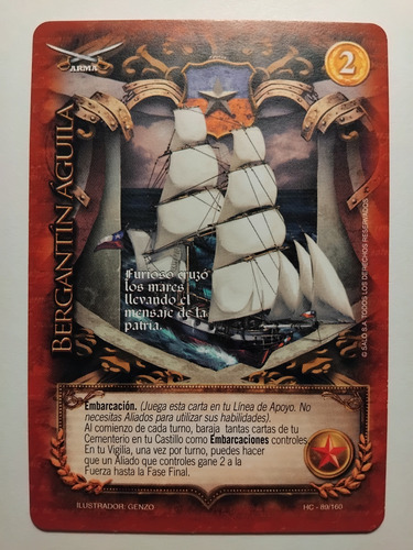 Bergantín Águila. Carta Mitos Y Leyendas Salo (Usado)