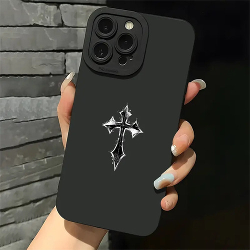 Funda De Teléfono Cross Sharp, Delgada, A Prueba De Golpes, De Silicona, Suave Y Flexible, Protección Contra Caídas