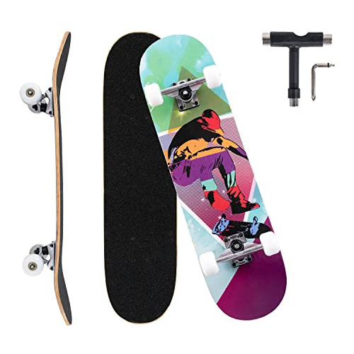 Jaoul Cruiser Skateboards For Beginners Complete Maple Skate