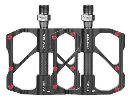 Pedal Rodamiento Fibra Carbono For Bicicleta Aleación