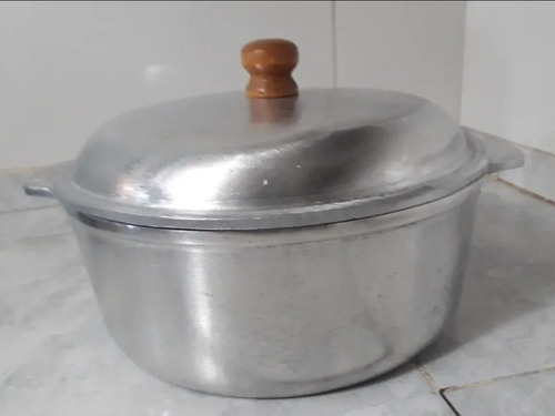 Imagen 8 de 8 de Olla 5 Litros Aluminio Fundido Tipo Essen 5,5mm Espesor