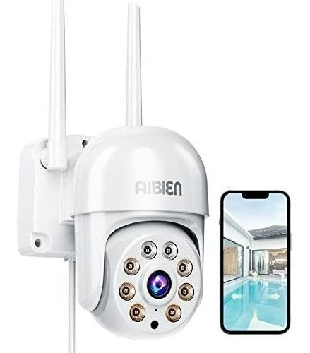 Camara De Seguridad 2k Para Exterior Wifi  3mp 360 Pan Tilt