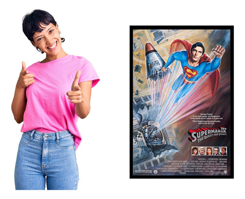 Poster De Superman 4 La Película Con Marco